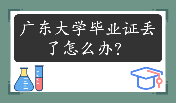 广东大学毕业证丢了怎么？